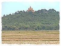 Tempel auf einem Berg in Kambodscha